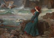 John William Waterhouse Miranda-The Tempest (mk41) oil painting reproduction